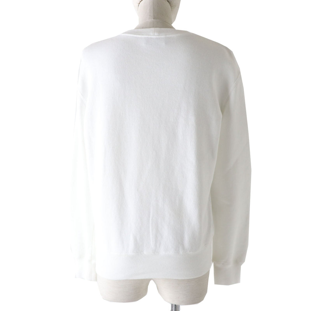 CHANEL sweat 20P P63298 Main: 100% cotton white graphic logo sweatshirt Women XS Used Authentic
