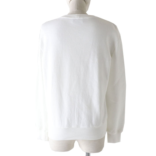 CHANEL sweat 20P P63298 Main: 100% cotton white graphic logo sweatshirt Women XS Used Authentic