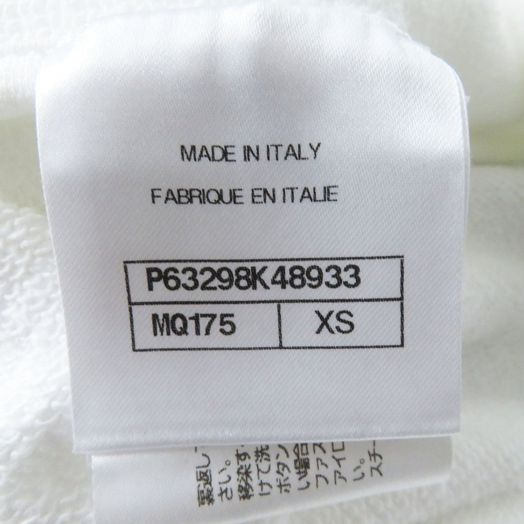 CHANEL sweat 20P P63298 Main: 100% cotton white graphic logo sweatshirt Women XS Used Authentic
