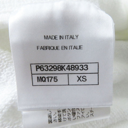 CHANEL sweat 20P P63298 Main: 100% cotton white graphic logo sweatshirt Women XS Used Authentic