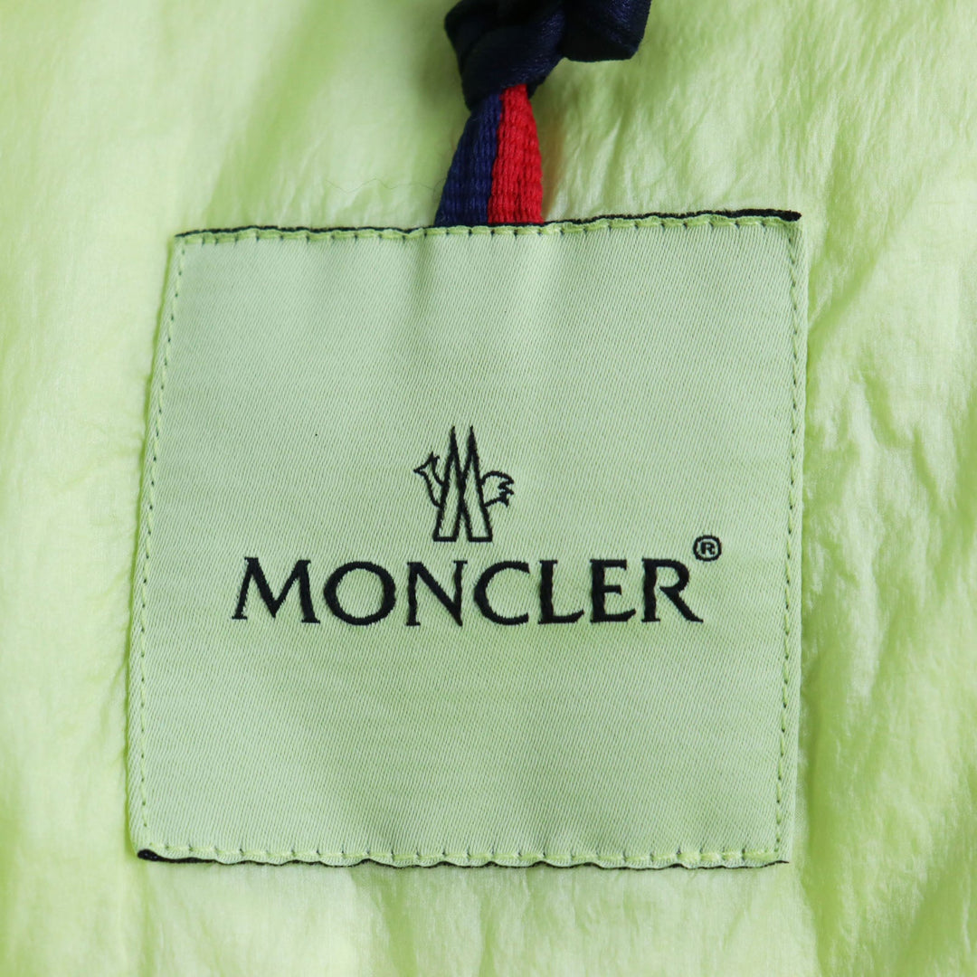 MONCLER Down jacket Outer: 65% cotton, Outer: 35% nylon, Lining: 100% nylon, Filling: 90% down, Filling: 10% feather, Rib: 100% nylon yellow PAVIOT mens 2 Used Authentic