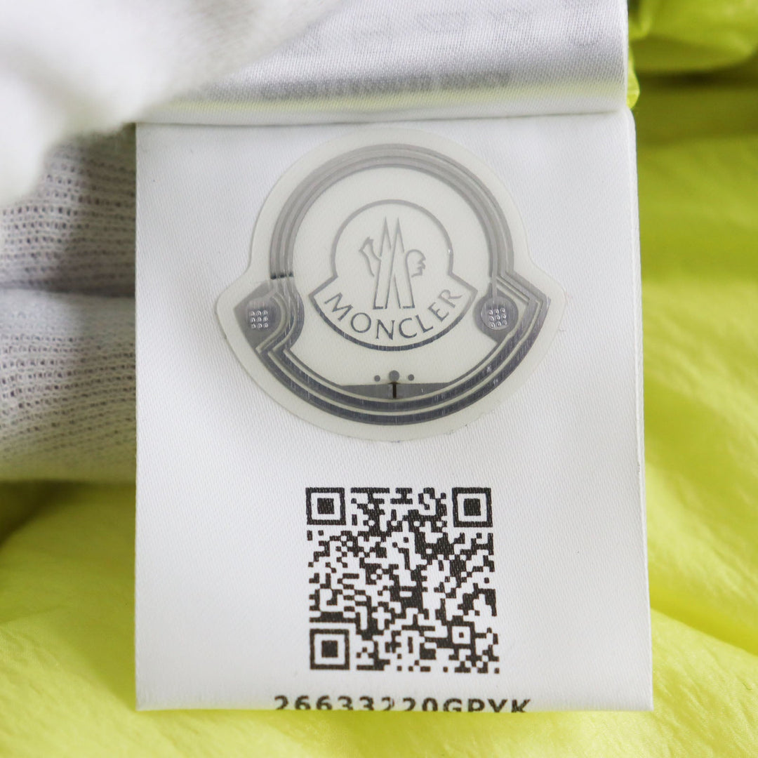 MONCLER Down jacket Outer: 65% cotton, Outer: 35% nylon, Lining: 100% nylon, Filling: 90% down, Filling: 10% feather, Rib: 100% nylon yellow PAVIOT mens 2 Used Authentic