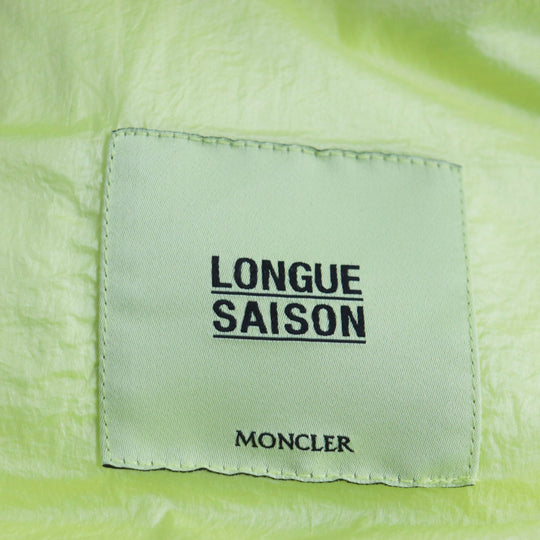 MONCLER Down jacket Outer: 65% cotton, Outer: 35% nylon, Lining: 100% nylon, Filling: 90% down, Filling: 10% feather, Rib: 100% nylon yellow PAVIOT mens 2 Used Authentic