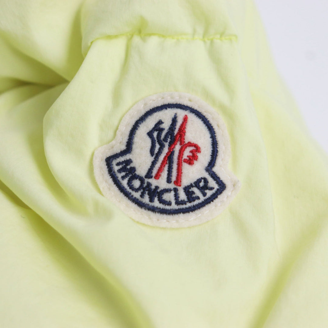 MONCLER Down jacket Outer: 65% cotton, Outer: 35% nylon, Lining: 100% nylon, Filling: 90% down, Filling: 10% feather, Rib: 100% nylon yellow PAVIOT mens 2 Used Authentic