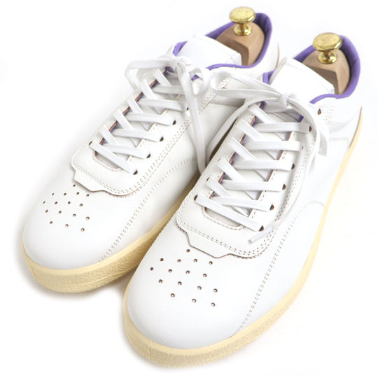 JIL SANDER Low cut sneakers Main: Leather White purple mens 44 Used Authentic
