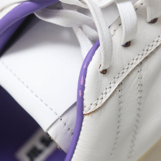 JIL SANDER Low cut sneakers Main: Leather White purple mens 44 Used Authentic