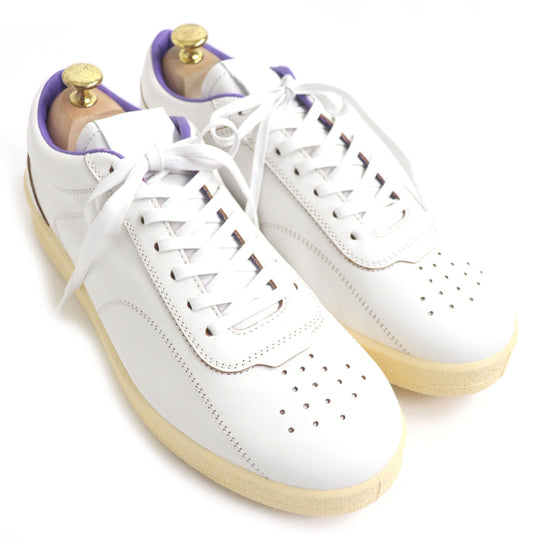 JIL SANDER Low cut sneakers Main: Leather White purple mens 44 Used Authentic
