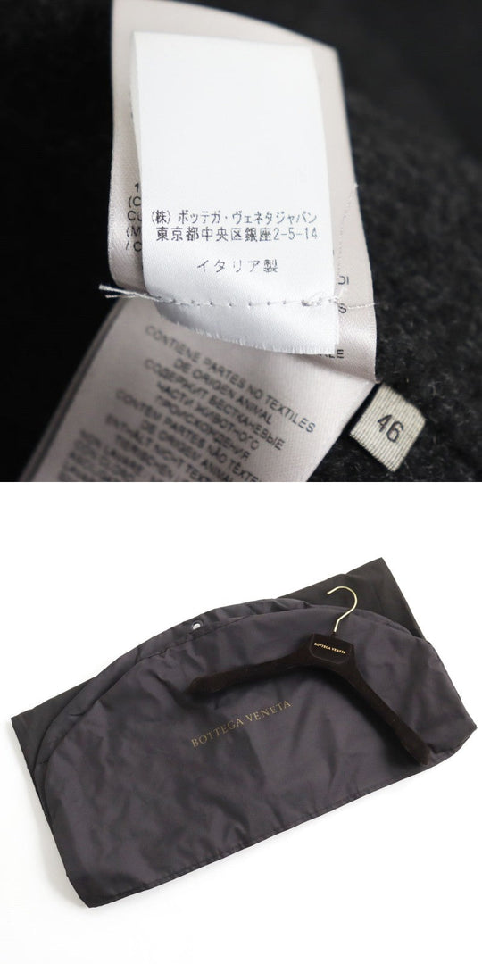BOTTEGAVENETA Double chester coat 491444 VCYJ1 Outer: 100% cashmere, Lining: 100% cupra gray mens 46 Used Authentic