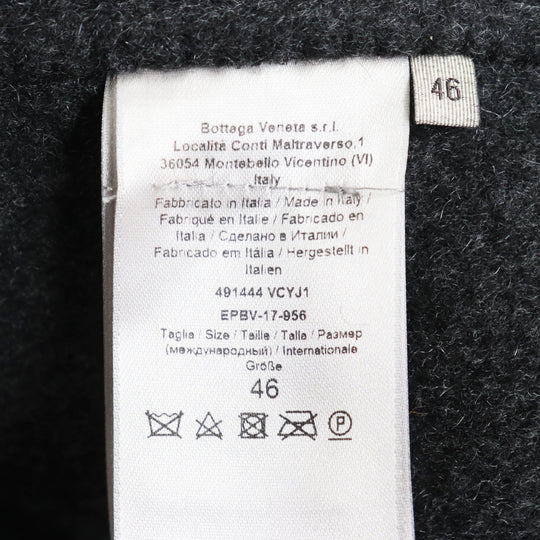 BOTTEGAVENETA Double chester coat 491444 VCYJ1 Outer: 100% cashmere, Lining: 100% cupra gray mens 46 Used Authentic