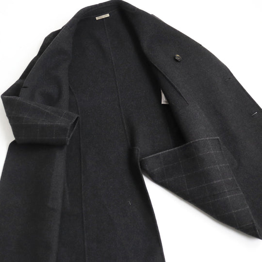 BOTTEGAVENETA Double chester coat 491444 VCYJ1 Outer: 100% cashmere, Lining: 100% cupra gray mens 46 Used Authentic