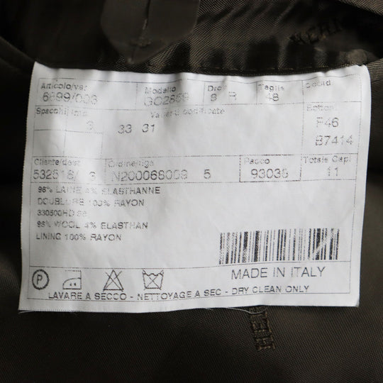 HERMES Chester coat Outer: 96% wool, Outer: 4% elastane (polyurethane), Lining: 100% rayon Gray type mens 48 Used Authentic