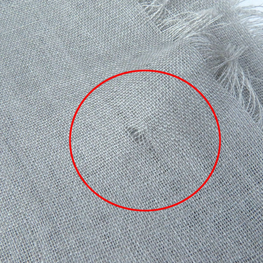 CHANEL Stall 21B Main: 80% cashmere, Main: 20% silk Gray type Women Used Authentic