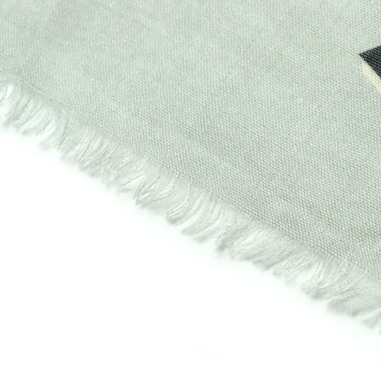 CHANEL Stall 21B Main: 80% cashmere, Main: 20% silk Gray type Women Used Authentic