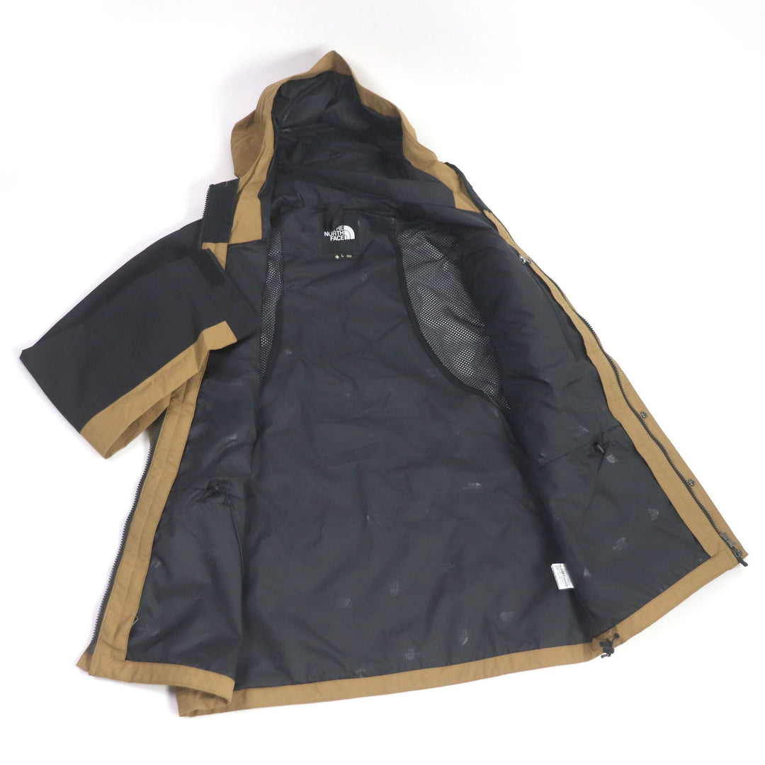 THE NORTH FACE Nylon jacket NP11834 Outer: 100% nylon, Lining: 100% polyester Utility brown Mountain Light Jacket mens L Used Authentic