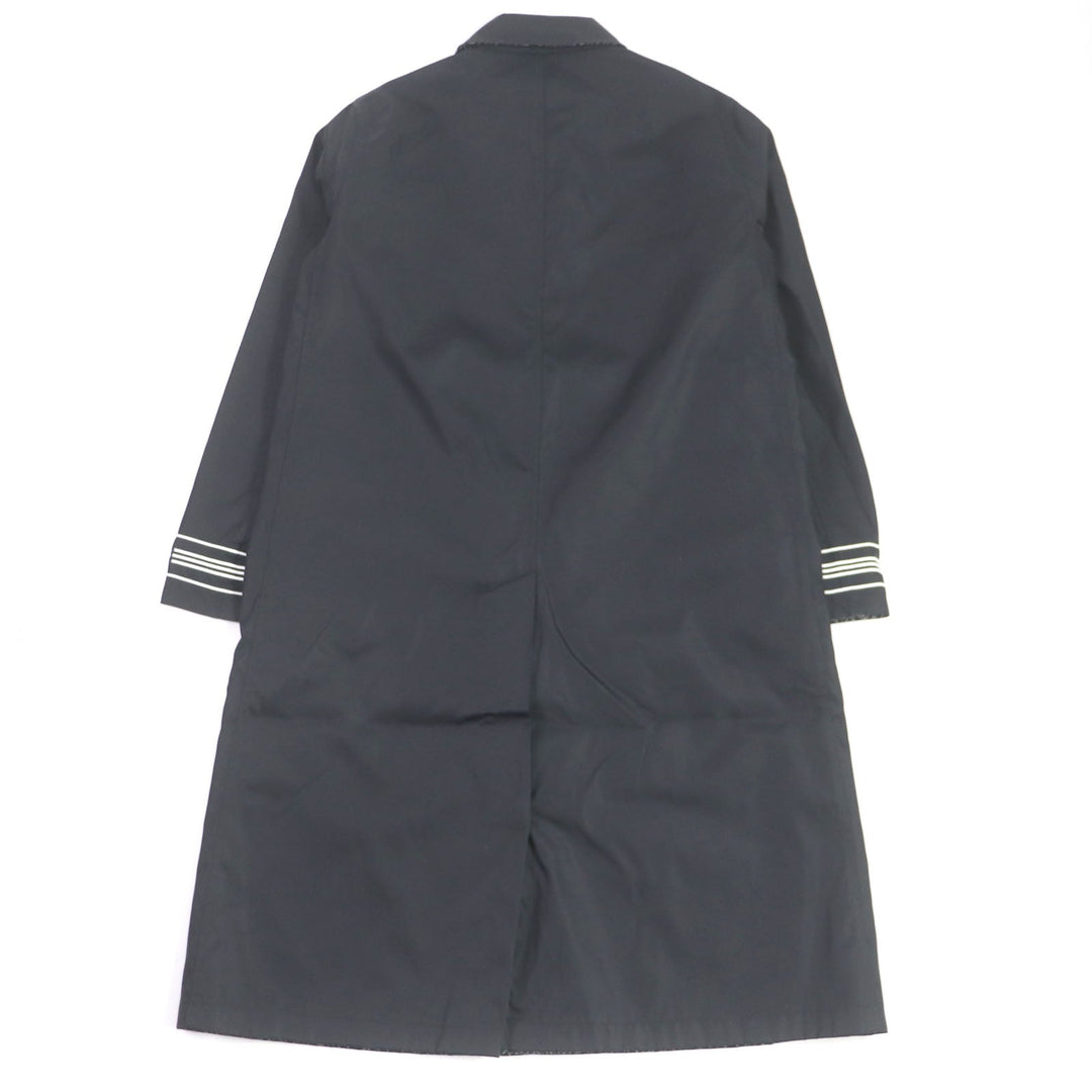 BURBERRY Stainless collar coat 8029656 Main: 100% nylon black mens 44 Used Authentic