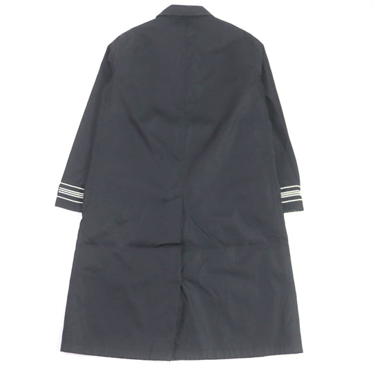 BURBERRY Stainless collar coat 8029656 Main: 100% nylon black mens 44 Used Authentic