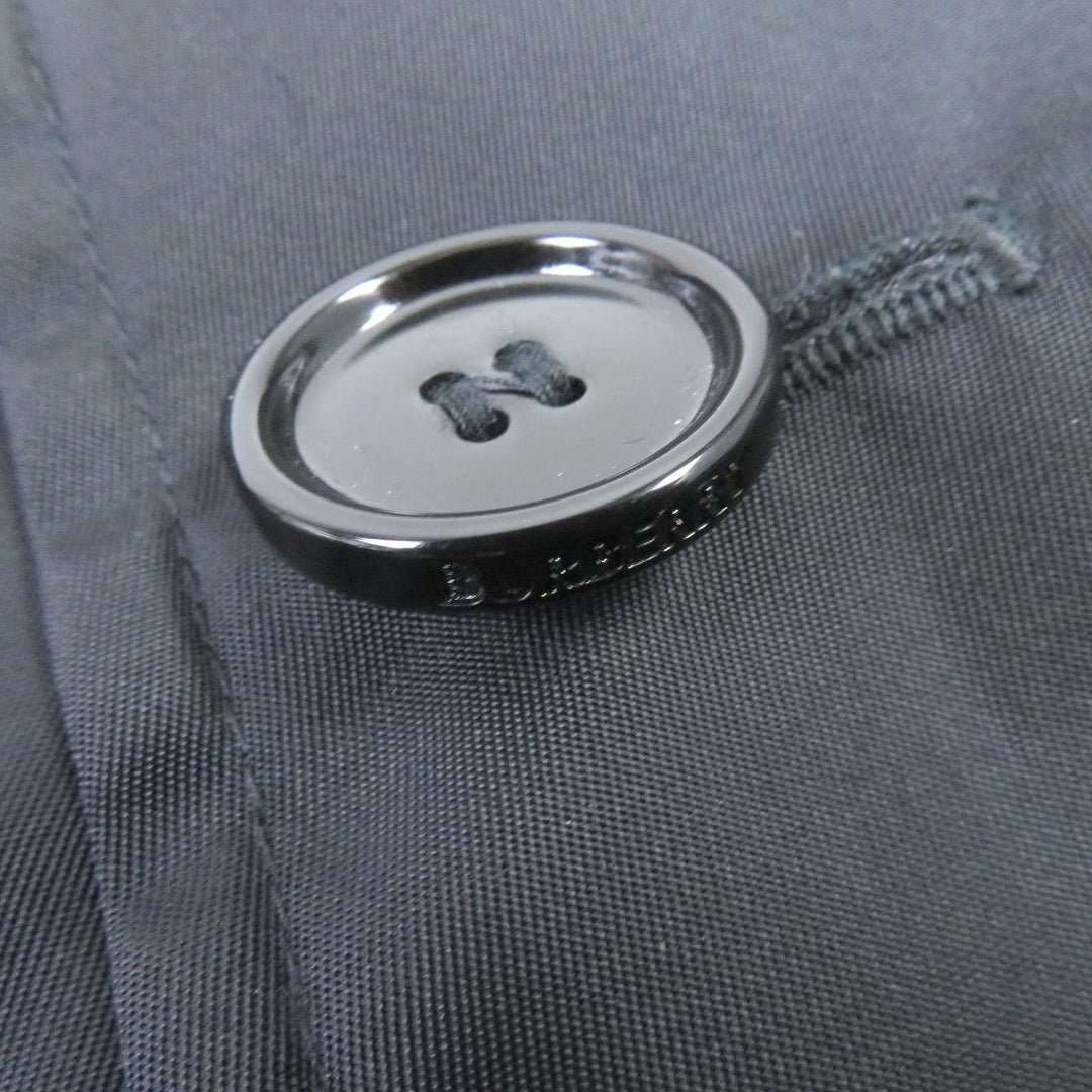 BURBERRY Stainless collar coat 8029656 Main: 100% nylon black mens 44 Used Authentic