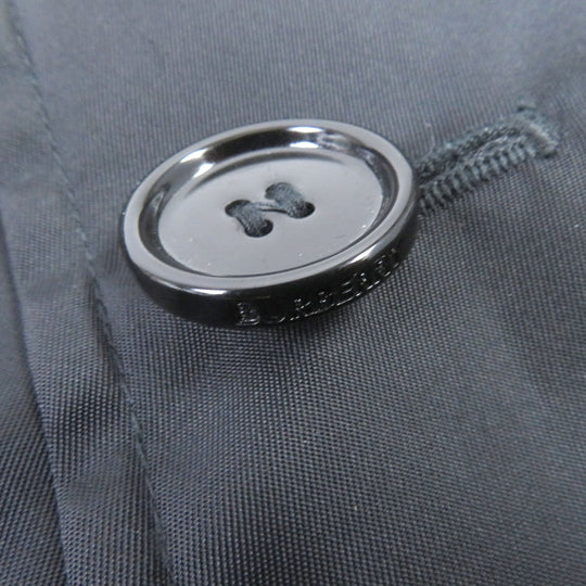 BURBERRY Stainless collar coat 8029656 Main: 100% nylon black mens 44 Used Authentic