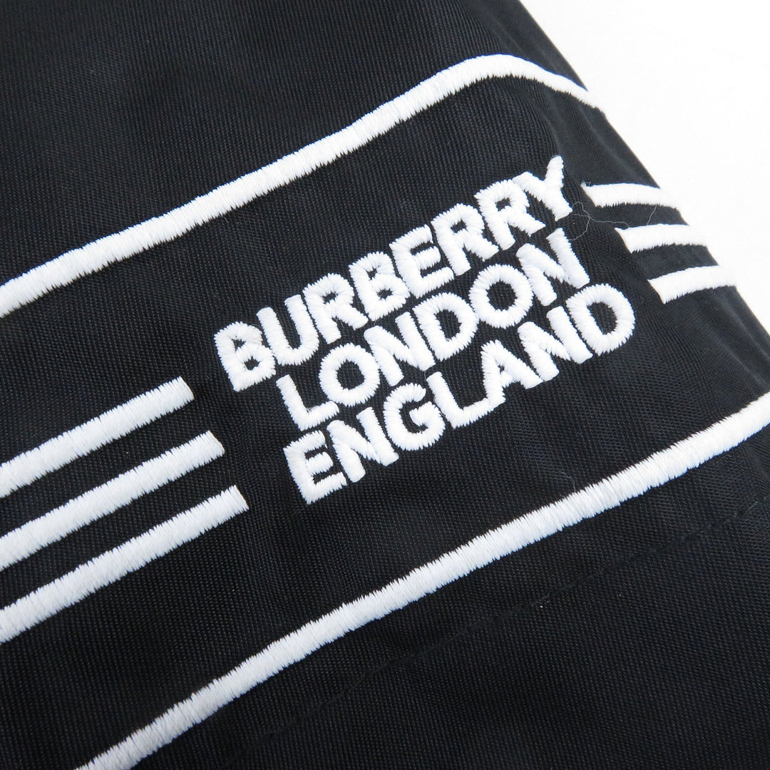 BURBERRY Stainless collar coat 8029656 Main: 100% nylon black mens 44 Used Authentic
