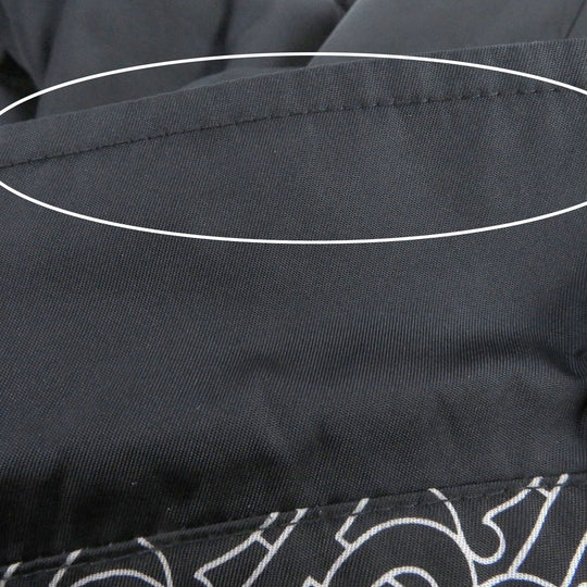 BURBERRY Stainless collar coat 8029656 Main: 100% nylon black mens 44 Used Authentic