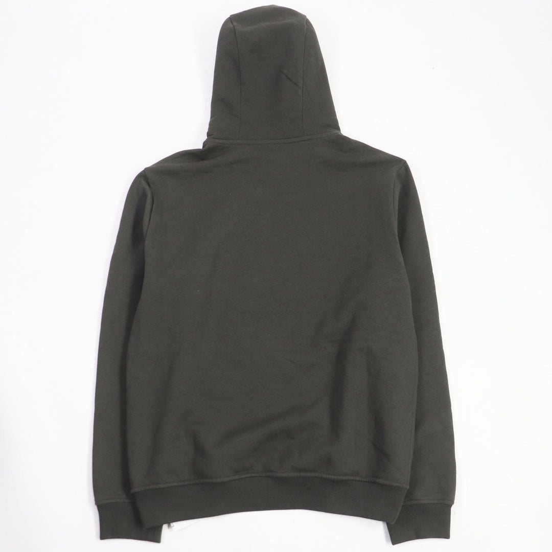 HERMES Hoodie Main: 100% cotton, Part: 90% cotton, Part: 10% polyester, Part: 100% cotton, Part: Lamb leather Khaki type mens M Used Authentic