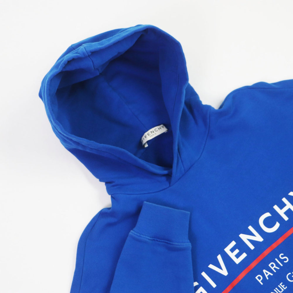 GIVENCHY Hoodie BMJ05430AF Main: 100% cotton blue mens XS Used Authentic