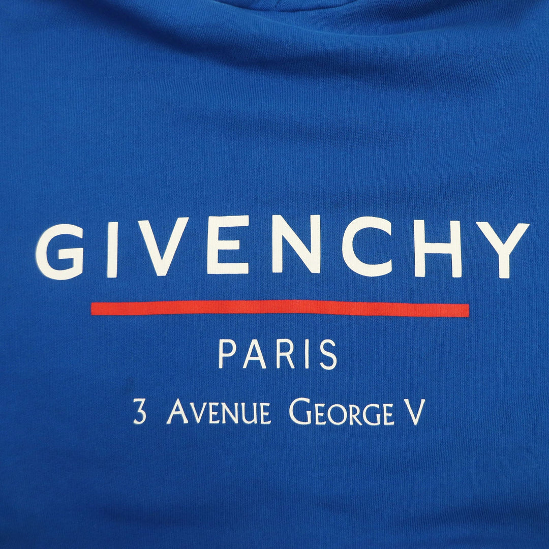 GIVENCHY Hoodie BMJ05430AF Main: 100% cotton blue mens XS Used Authentic