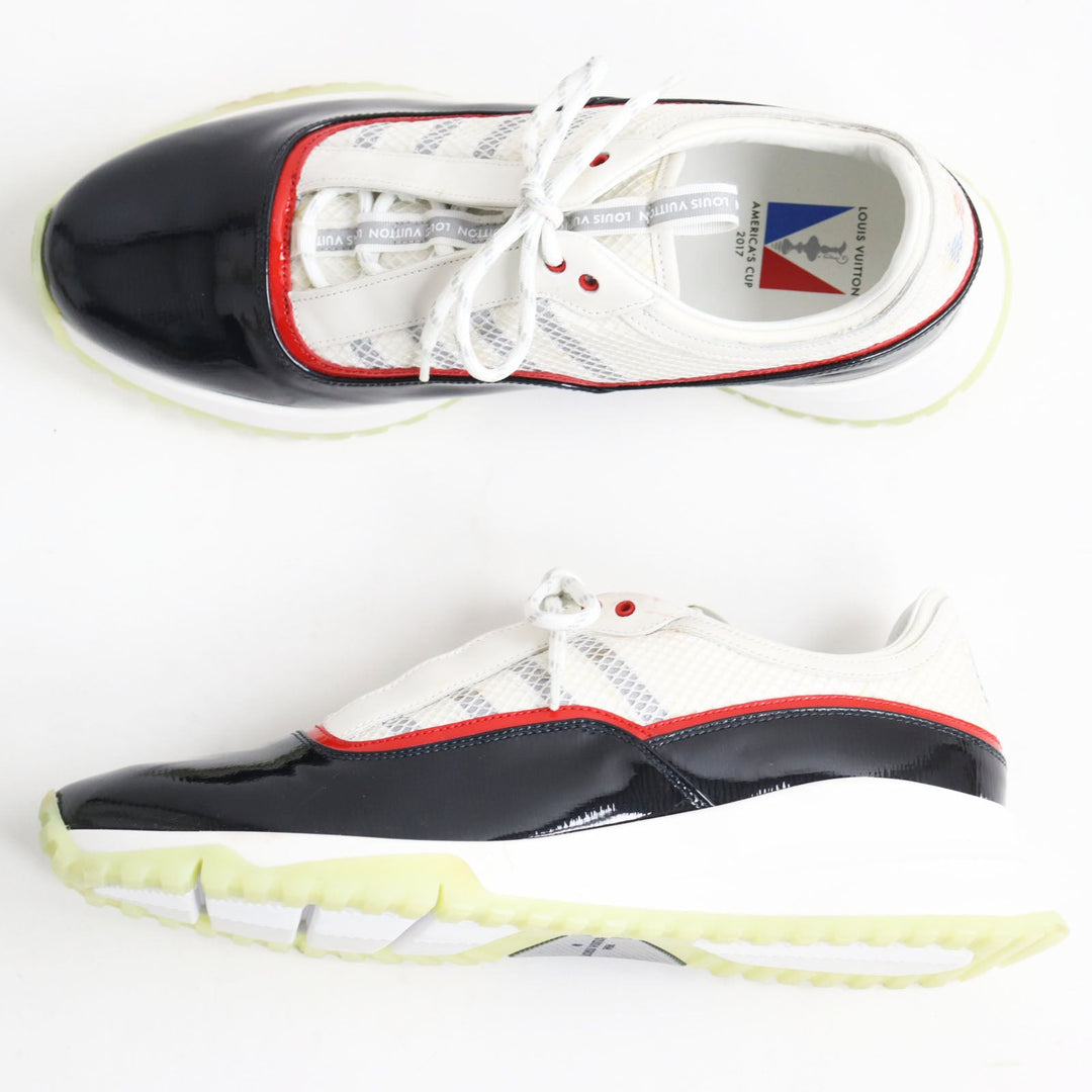 LOUIS VUITTON sneakers - multicolor America's Cup 2017 mens 8 Used Authentic