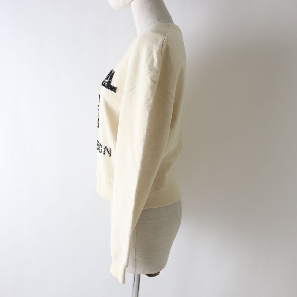 CHANEL sweat 20A P64788 Main: 100% cotton Ecru Women XS Used Authentic