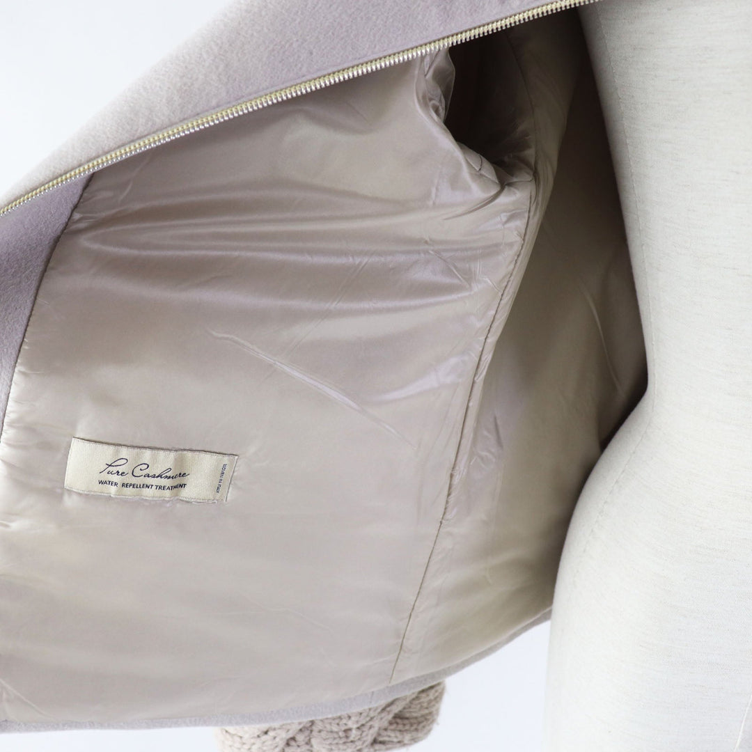 Herno Blouson GA0205D Outer: 100% cashmere, Lining: 100% nylon, Mesh: 70% wool, 30% cashmere, Fiber: 100% polyester Gurege Women 38 Used Authentic