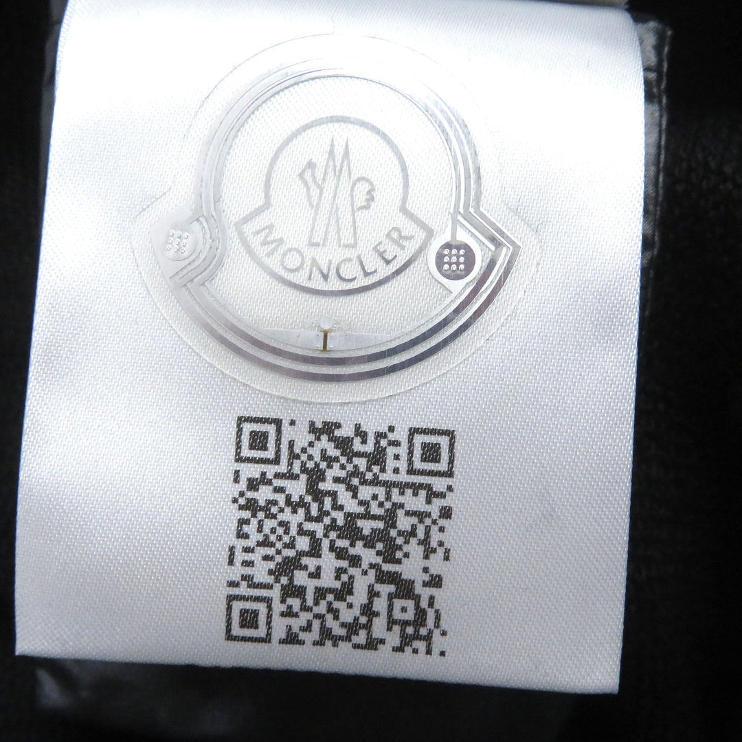 MONCLER Hoodie Main: 100% cotton, hood and other fabric: 100% polyester black FELPA CON ZIP mens S Used Authentic