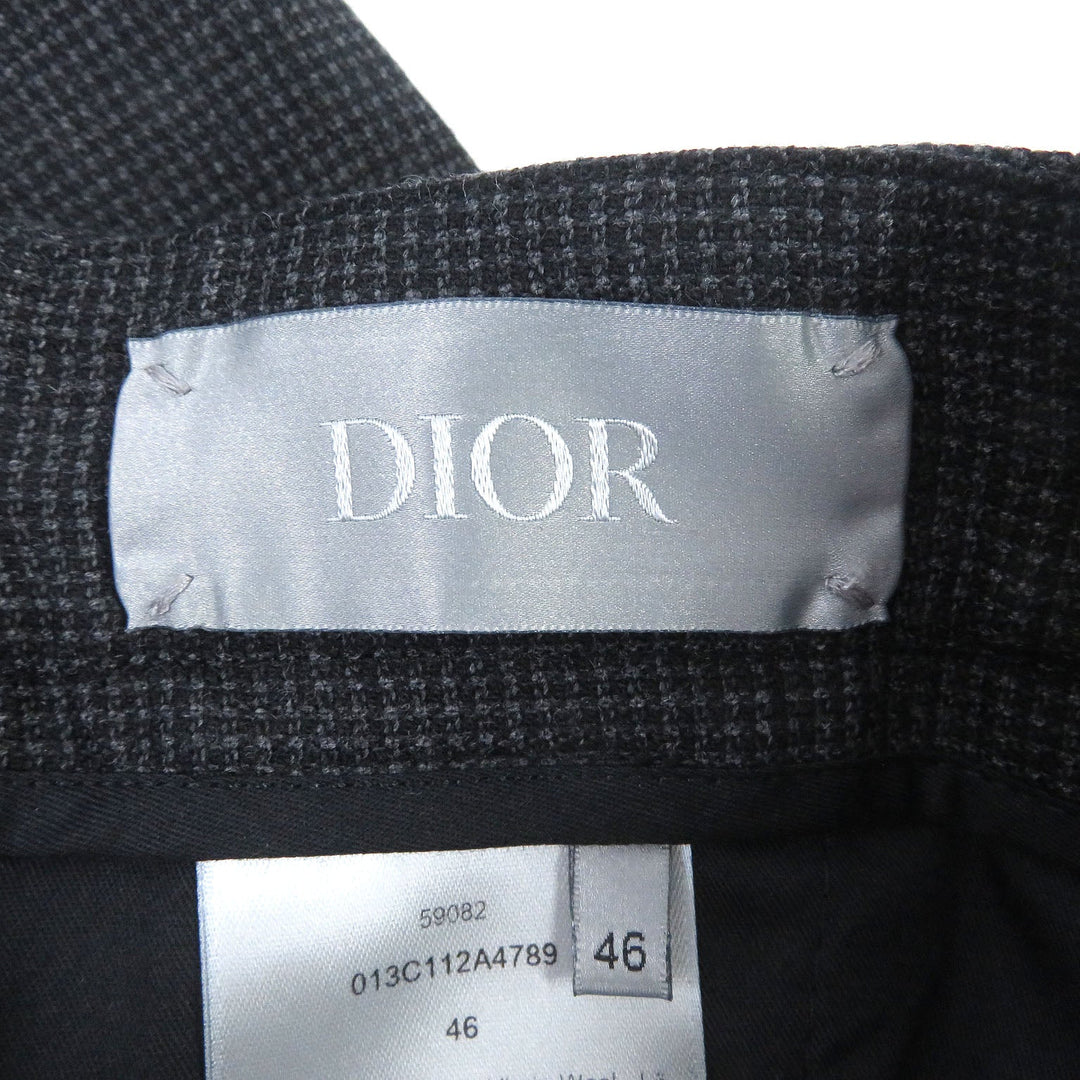 Dior HOMME Pants 013C112A4789 Main: 100% wool Dark gray mens 46 Used Authentic