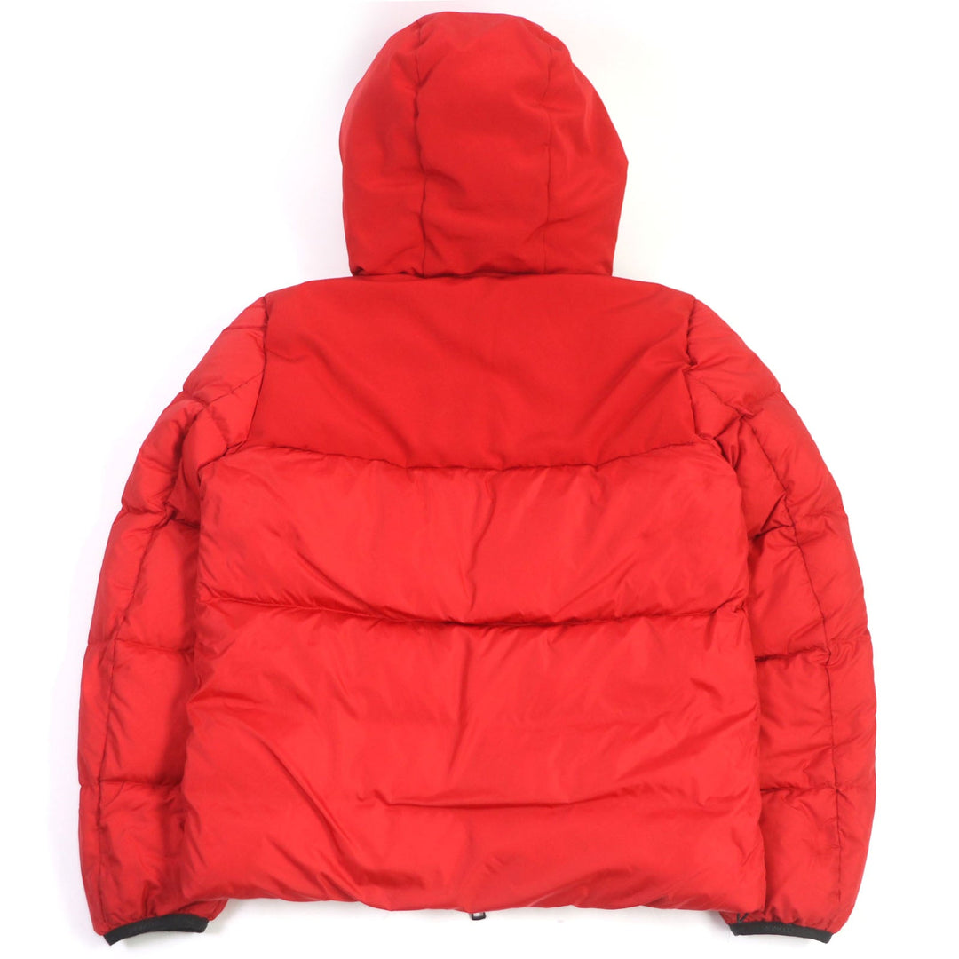 MONCLER Down jacket Main: 100% nylon, Filling: 90% down, Filling: 10% feather, Part: 85% polyester, Part: 15% cotton Red MONTCLA mens 2 Used Authentic
