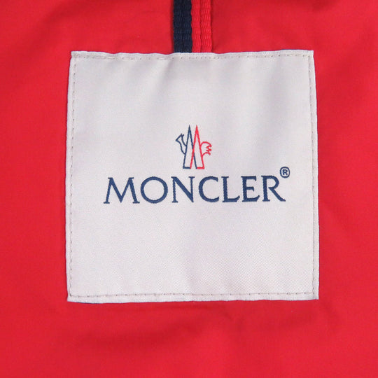 MONCLER Down jacket Main: 100% nylon, Filling: 90% down, Filling: 10% feather, Part: 85% polyester, Part: 15% cotton Red MONTCLA mens 2 Used Authentic