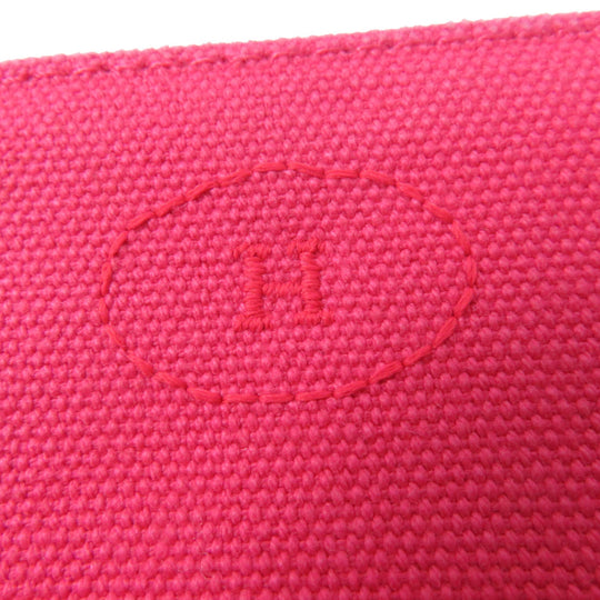 HERMES Cosmetics Pouch Outer: 100% cotton; Lining: 40% polyurethane, 35% cotton, 25% polyamide hibiscus Boride pouch mini mini Women Used Authentic