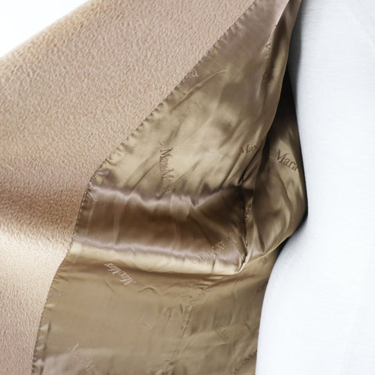MAX MARA coat Outer: 100% camel, Lining: 100% viscose (rayon) beige White tag rialto Women 36 Used Authentic