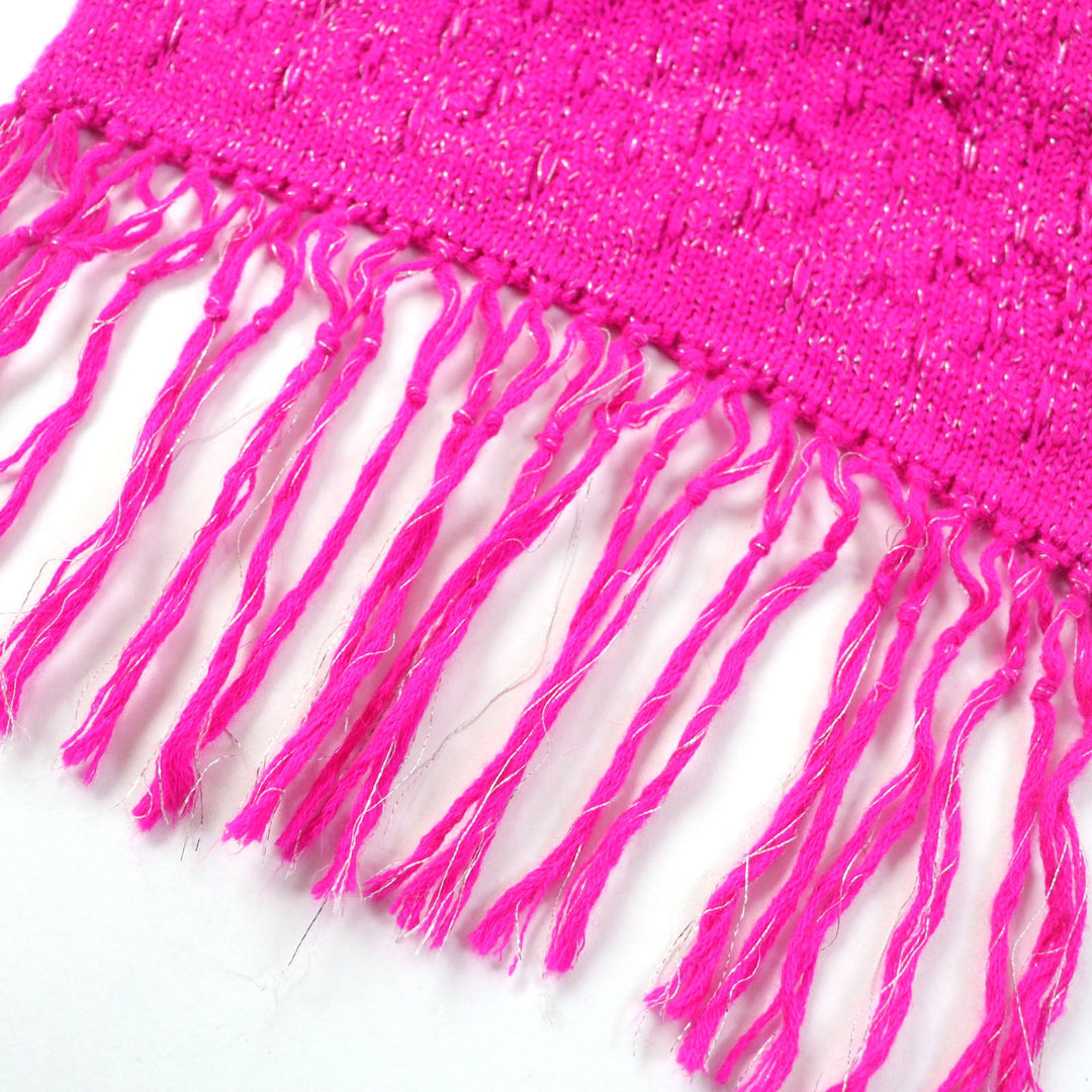 CHANEL knit P44135 Main: 75% alpaca, Main: 20% rayon, Main: 5% polyester pink Women 36 Used Authentic
