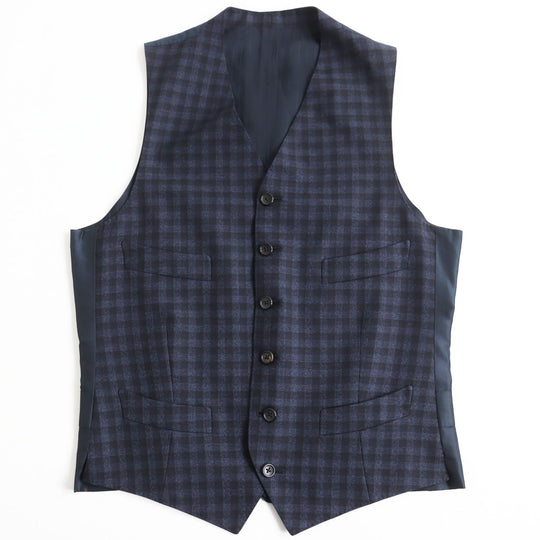 TOM FORD suit Main: 100% wool, Lining: 50% cupra, Lining: 50% silk, Lining: 100% rayon Navy mens 44 Used Authentic