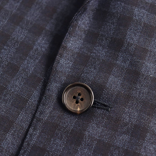 TOM FORD suit Main: 100% wool, Lining: 50% cupra, Lining: 50% silk, Lining: 100% rayon Navy mens 44 Used Authentic