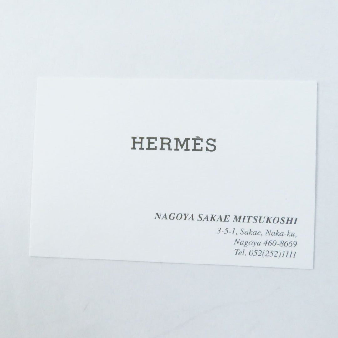 HERMES Stall Main: 70% cashmere, Main: 30% silk Multi Rectangle Sangles en Zigzag Women Used Authentic