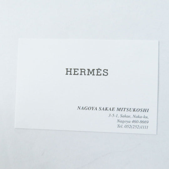 HERMES Stall Main: 70% cashmere, Main: 30% silk Multi Rectangle Sangles en Zigzag Women Used Authentic