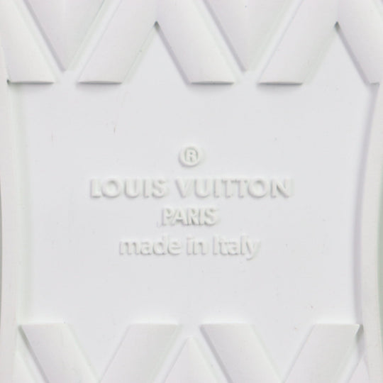 LOUIS VUITTON Low cut sneakers Main: Suede Multi Trocadero Line Monogram mens 7.5 Used Authentic