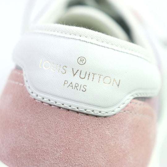 LOUIS VUITTON Low cut sneakers Main: Suede Multi Trocadero Line Monogram mens 7.5 Used Authentic