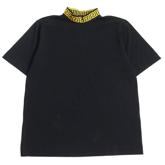FENDI Short sleeve T-shirt FY1088 AJNL Main: 100% cotton, part: 90% polyamide (nylon), part: 10% elastane (polyurethane) black mens L Used Authentic