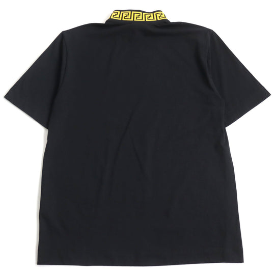 FENDI Short sleeve T-shirt FY1088 AJNL Main: 100% cotton, part: 90% polyamide (nylon), part: 10% elastane (polyurethane) black mens L Used Authentic
