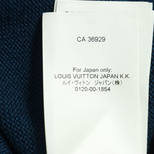 LOUIS VUITTON knit HNN02W Main: 100% wool Blue yellow mens M Used Authentic