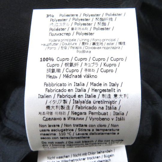 FENDI tailored jacket FJ0641 Outer: 97% wool, Outer: 3% polyester, Lining: 100% cupra black Double-breasted Gabardine Blazer mens 48 Used Authentic
