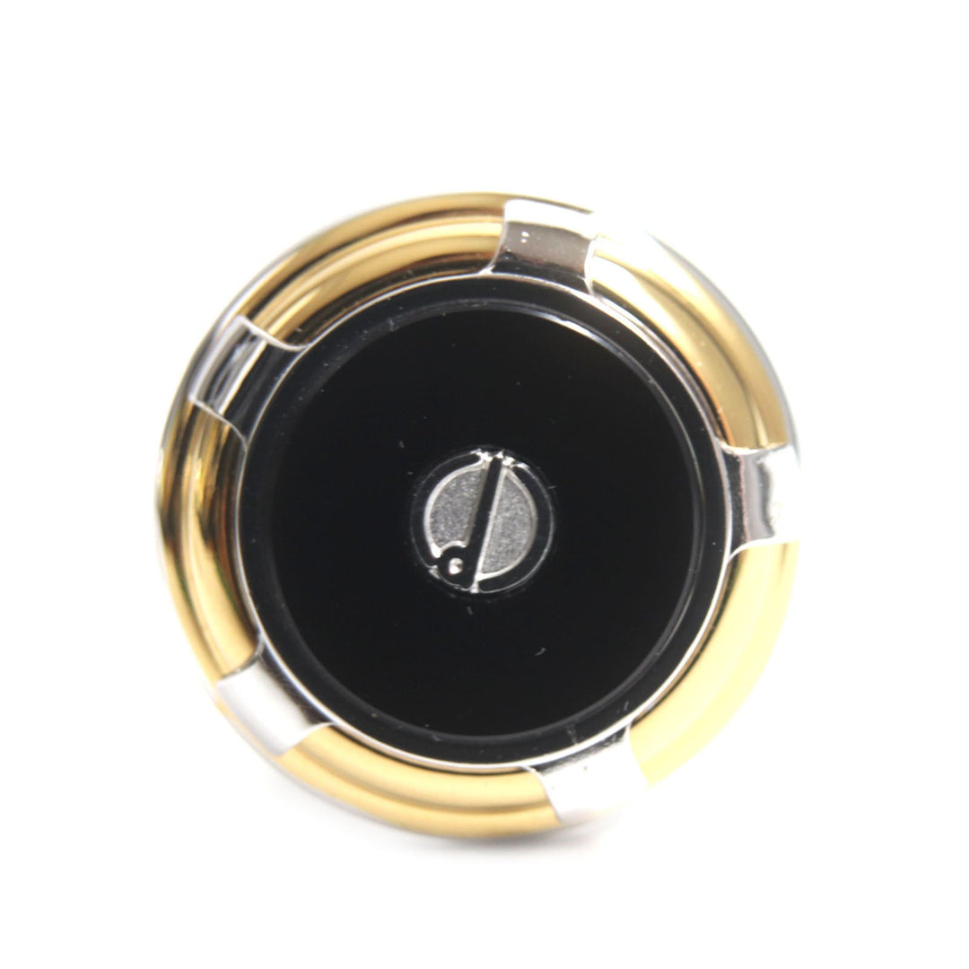 Dunhill cuffs Part: Onyx Black silver gold mens Used Authentic