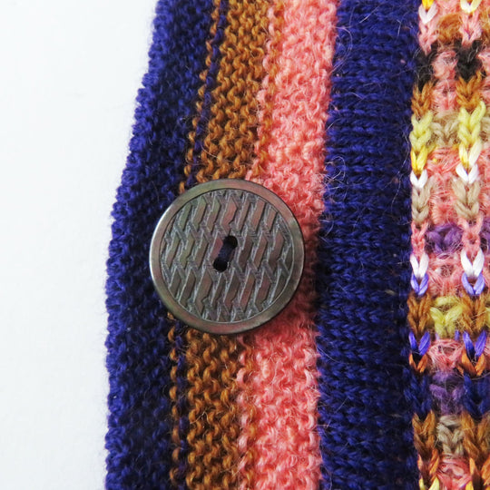 Missoni cardigan Main: 55% wool, 35% rayon, 10% mohair, 5% nylon Multi Women 44 Used Authentic