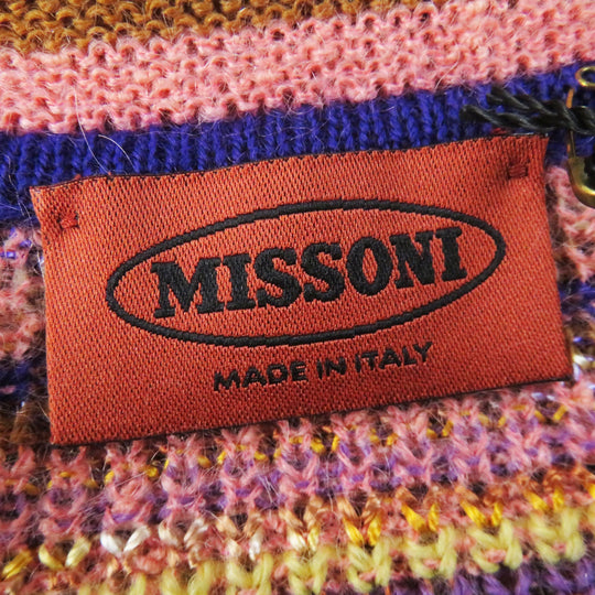Missoni cardigan Main: 55% wool, 35% rayon, 10% mohair, 5% nylon Multi Women 44 Used Authentic